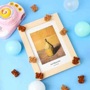 Özel renkli <span class=keywords><strong>teddy</strong></span> akın ayı mini yaratıcı minyatür peluş doğum günü bebek duş düğün için peluş ayı süslemeleri