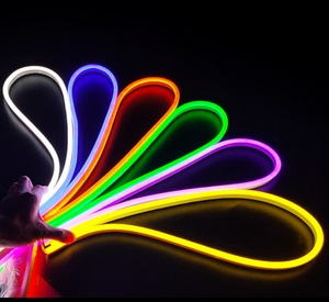 18ชิ้น IC ต่อเมตร5เมตร/ม้วน RGB เปลี่ยนได้แถบแสงนีออนที่มีความยืดหยุ่น RGB,LED กลางแจ้ง IP67ถุงป้องกันไฟฟ้าสถิตย์ภูมิทัศน์ - Product Image 1