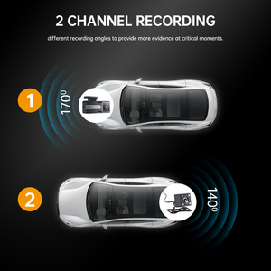 4K Night Vision Dash Cam for <strong>Cars</strong> WIFI GPS Android Dual <strong>Sensor</strong> Rearview <strong>Mirror</strong> DVR Video Recorder with Wide 145 Degree Lens - Product Image 4