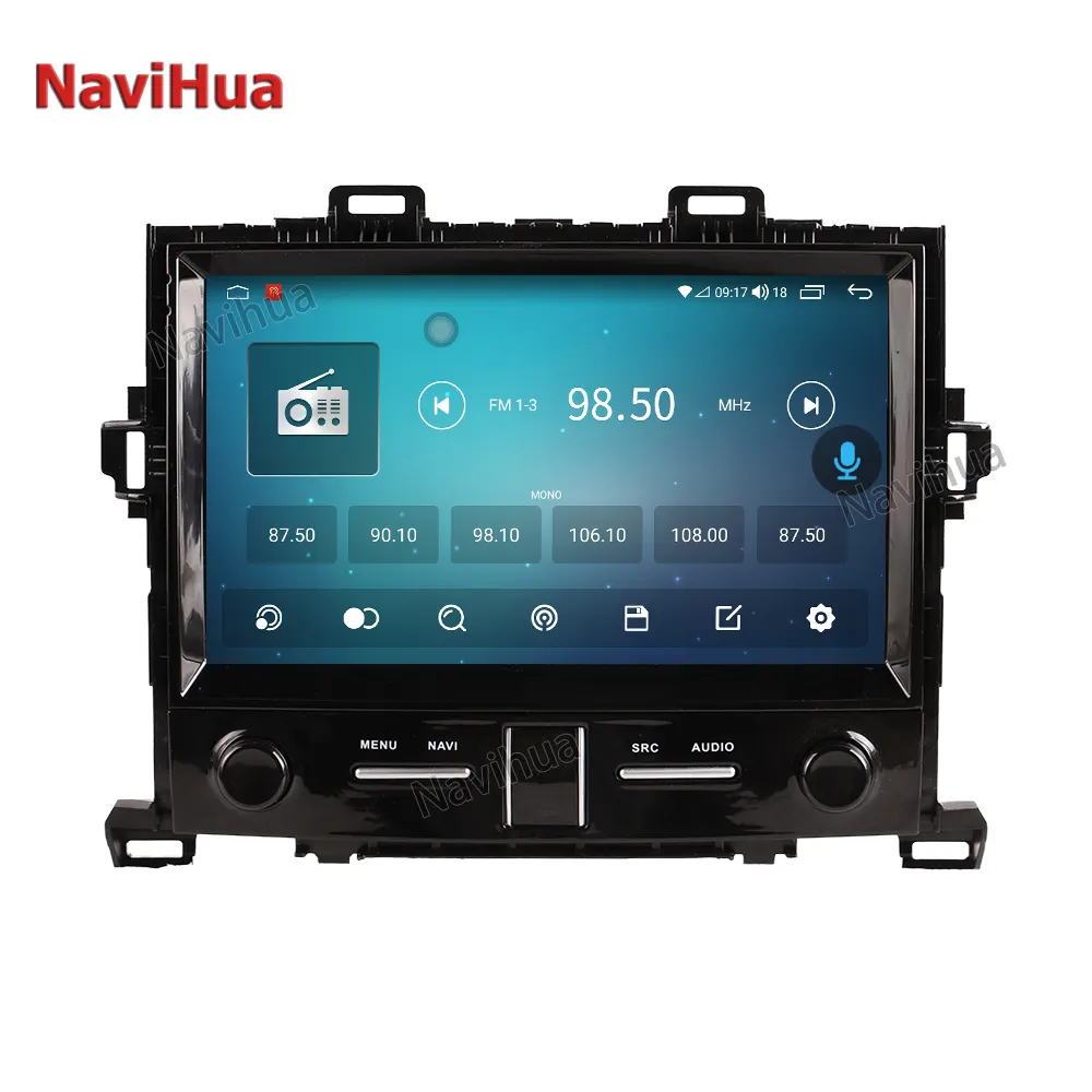 NaviHua تخفيضات ساخنة 9 بوصة شاشة IPS مشغل DVD للسيارة أندرويد وسائط متعددة راديو ستيريو GPS ملاحة لتويوتا ألفارد A20 2008-2013