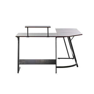 带监视器搁板的l形电脑转角游戏桌电脑桌 - Product Image 2