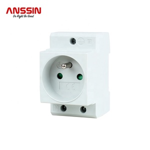Enchufe de 16A y 13A con persianas de seguridad instaladas en la placa de interruptor eléctrico, toma Modular de riel Din con certificado CE - Product Image 6