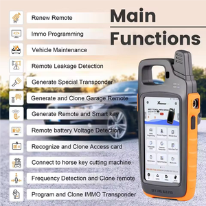 MINI OBD aracı fonksiyonu ile Xhorse VVDI anahtar aracı Max Pro destekler FD okuma gerilim ve kaçak akım TPMS anahtar programcı
