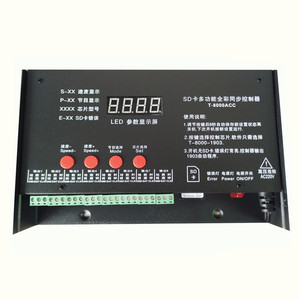 Цена по прейскуранту завода-изготовителя DC5V AC220V программируемый SD карты светодиодный контроллер 8-ходовой переключатель портов x 1024 пикселей управления T8000 T4000 - Product Image 3