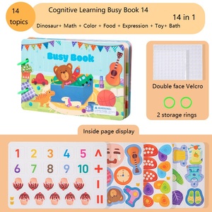 Quiet Magic Sticker Book for Baby Infants and Children Early <strong>0.15</strong> Education Kindergarten Enlightenment Hand Tear Paste <strong>Toys</strong> - Product Image 4