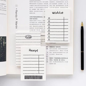 Bloc de notas antiadherente A6 personalizado con diseño de logotipo con línea y patrón Bloc de notas Folleto para uso comercial escolar - Product Image 3