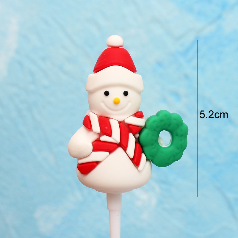 2 # bonhomme de neige doux de beignet de colle