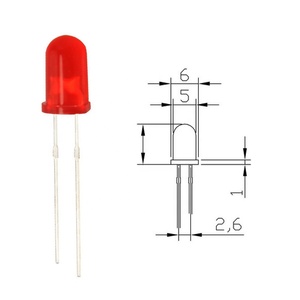 5 ミリメートル LED ダイオードレッド超高輝度 5 ミリメートル盛り合わせキット DIY 発光ダイオード - Product Image 3