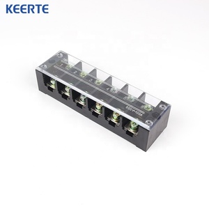 לוח חיווט קבוע 100a 6p/660v v מסוף פליז TBC-1006 בלוק פס בלוק רצועה רכוב בלוק עם כיסוי - Product Image 1