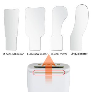 Miroir dentaire <span class=keywords><strong>intra</strong></span>-<span class=keywords><strong>oral</strong></span> orthodontique Miroir dentaire en acier inoxydable à led 4 pièces Miroir sans brouillard - Product Image 3