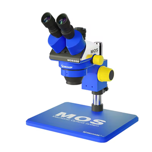 MCN Microscopio Digital MOS300 Mecánico Trinocular Estéreo Cámara de Microscopio Electrónico Puerto USB 1:7.5 Ampliación 6X-45X - Product Image 2