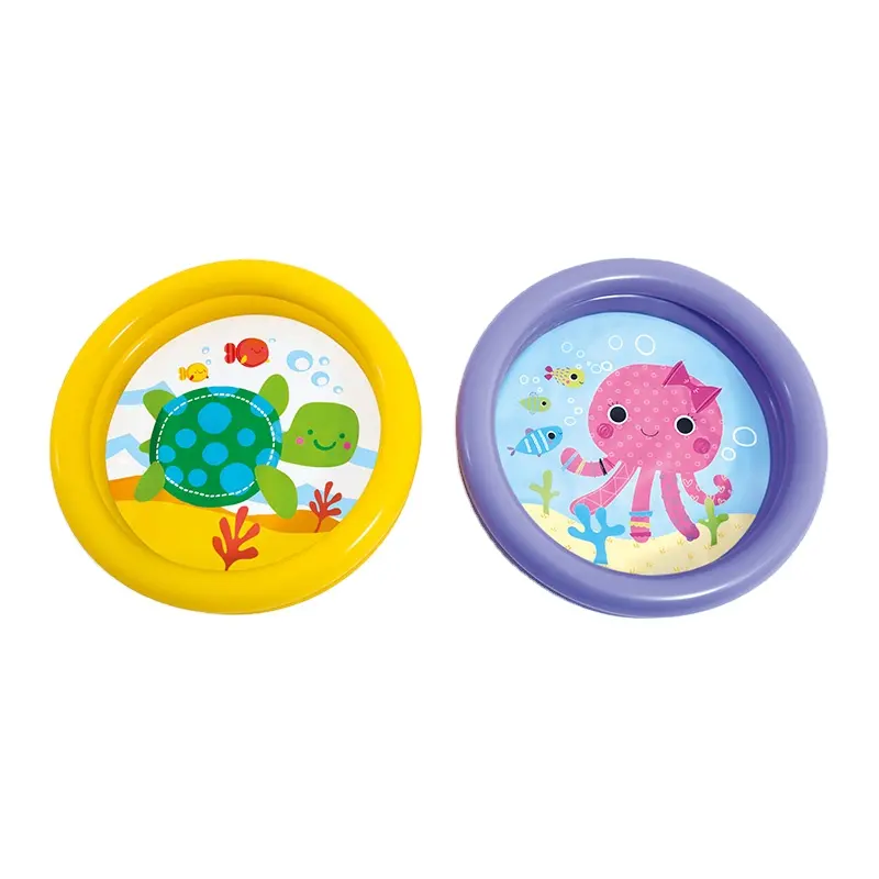 Intex 59409 meus primeiros piscinas infláveis para bebês, piscina de plástico para crianças desenhos animados bola interior do oceano