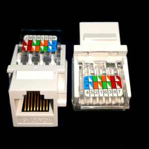 Гнездовой адаптер Ethernet C26, сетевой штекер без инструментов, соединитель RJ45, сетевой разъем CAT6, сетевой модуль - Product Image 2