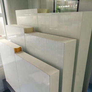 Panel dinding Interior Prefab 100mm/150mm/200mm Panel eksterior dinding sisi PU/PIR tahan api terisolasi untuk ruang dingin - Product Image 5