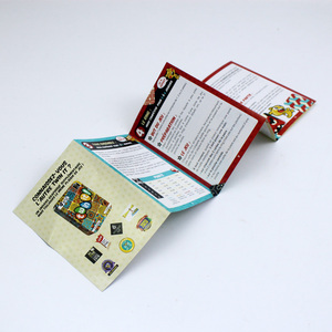 工厂价格说明书卡A4彩色说明书喷雾瓶折叠纸小册子说明书 - Product Image 1