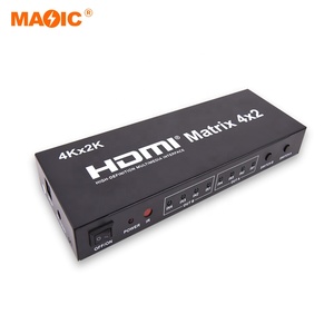 2,0 V HDMI Matrix 4x2 Video Switcher 5.1 Audio-Unterstützung HD HDMI Matrix Splitter Switch 4K 30Hz 60Hz