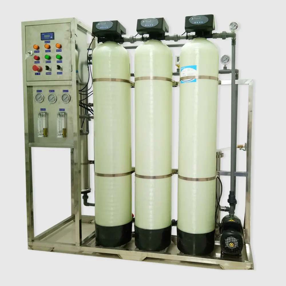 증류수 기계 순수한 물 생산 기계 역삼 투 물 시스템