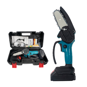 Factory Wholesale <strong>4</strong> Inch Mini Cordless Small Chainsaw Portable 2000mAh Li-ion Power Electric Tree Branches Pruning <strong>Saw</strong> for DIY - Product Image 2