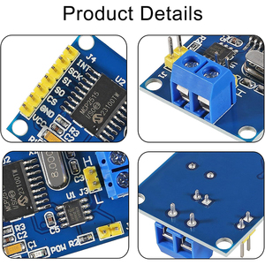 MCP2515 CAN-Bus-Modul TJA1050 Empfänger SPI-Modul <span class=keywords><strong>DC</strong></span> 5V Strom versorgungs wandler für <span class=keywords><strong>Arduino</strong></span> 51 MCU Development Board - Product Image 6