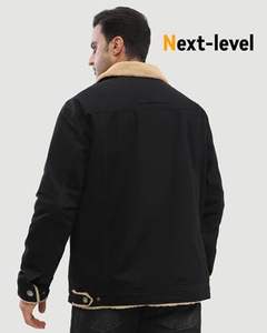 جاكيت منفوخ غير رسمي للرجال لفصل الشتاء من نسيج البوليستر-g منسوج مقاوم للرياح - Product Image 6