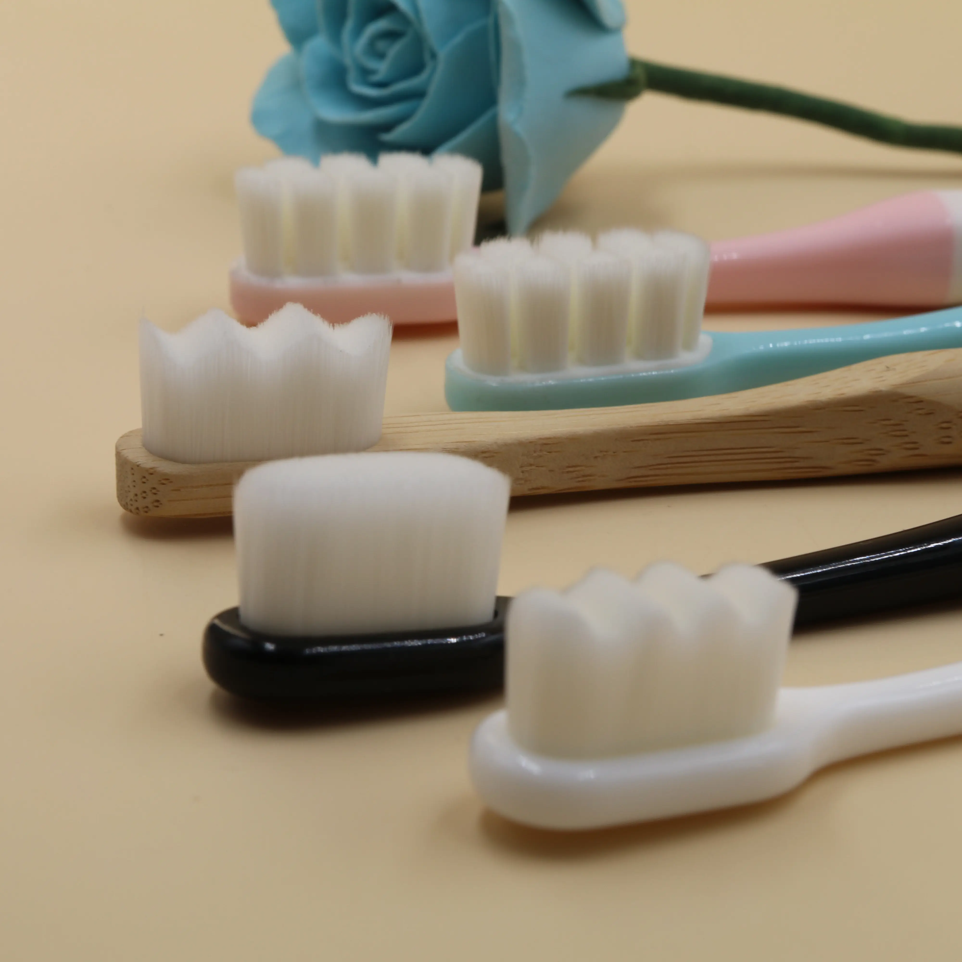 Million Nano Büste Zahnbürste für Erwachsene Zahnborsten tragbar Reisen zahnärztliche Mundpflege Bürste 2023 ultradünne weiche Zahnbürste