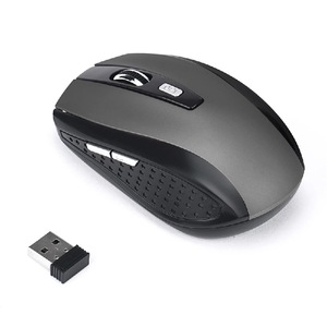 USBワイヤレスマウス1200dpi調整可能受信機光学コンピュータマウス2.4ghz人間工学マウスラップトップマウスゲーマー用 - Product Image 2