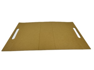 Borsa con manico in carta Kraft marrone Design per bottiglia di vino scatola regalo di lusso Logo personalizzato