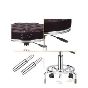 Hiện đại đơn giản thanh cao ghế Nhà Xoay Phân xoay nâng Thẩm mỹ viện Phân ngoài trời khách sạn ăn khung kim loại vật liệu PU - Product Image 1