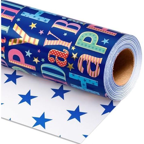 Feliz cumpleaños azul