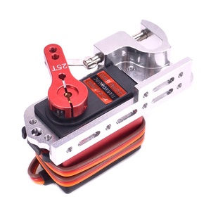 Servo Parabolik Anahtarı Hava Aracı Atmak Cihazı Dağıtıcı 20kg Servo ve Kol 25T Gimbal Için Uzaktan Kumanda araba RC - Product Image 2
