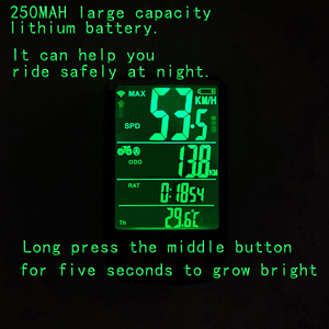 2.8 Inch Large Screen Bicycle <strong>Computer</strong> Waterproof <strong>Wireless</strong> Bike Stopwatch Speedometer Odometer Rechargeable <strong>Cycling</strong> <strong>Computer</strong> - Product Image 5