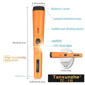 TC-110 Metal Detector industriale palmare GP-Pointer con IP68 asta di posizionamento impermeabile individua il bersaglio con precisione - Product Image 4