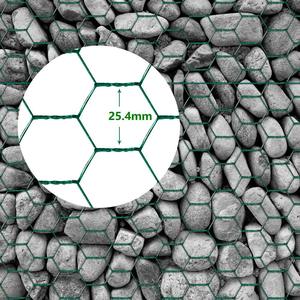 Verde PVC Rivestito Esagonale Wire Mesh/Filo di Pollo di Recinzione di Compensazione - Product Image 4