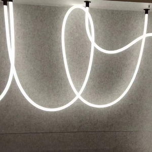 Modern Commercial IP67 Soft Linear LED Pendant Light 360 Degree Neon Surface Mounted <strong>Trunking</strong> Warm White <strong>Red</strong> Green Blue Colors - Product Image 5