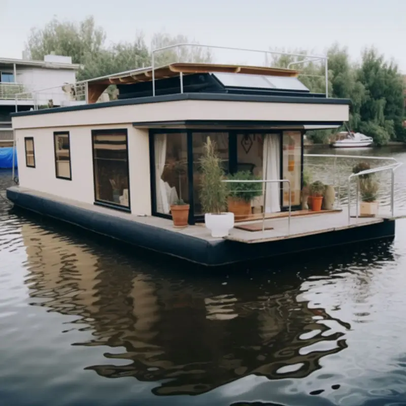 Satılık ucuz 30ft küçük duba Houseboat yelken yüksek hızlı şişme bot alüminyum yelken yat su sporları