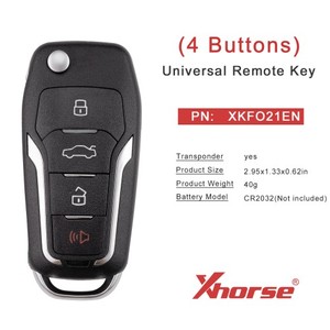 Ford 2nd nesil akıllı anahtar 4 düğmeler için arayüz XKFO21EN evrensel uzaktan anahtar XKFO01EN yükseltilmiş versiyonu - Product Image 6