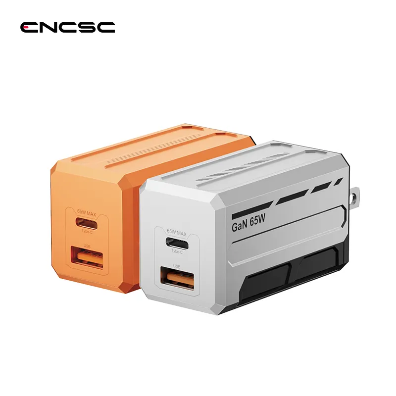 Travel Charger PD3.0 QC4.0 Wall Charger Power Usb C Fast Chargers Industrial Personalized Design 65W Customized Package 65W Max