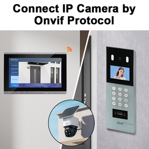 Intercomunicador de puerta de casa inteligente Tuya, videoportero para apartamento múltiple, sistema de intercomunicación de red de Monitor interior de 10 pulgadas - Product Image 5