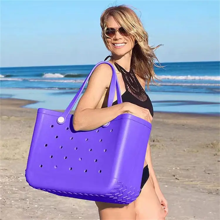 Bolso de mano de EVA para mujer, bandolera Popular de verano, 2023