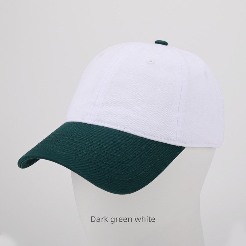 Dark green + white