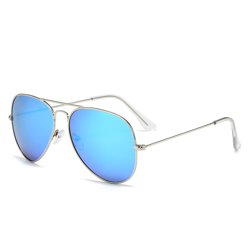 Silver frame ice blue