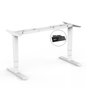 Mesa ajustable de 2 segmentos, mesa eléctrica de doble motor para ordenador, soporte para sentarse, mesas de oficina - Product Image 2