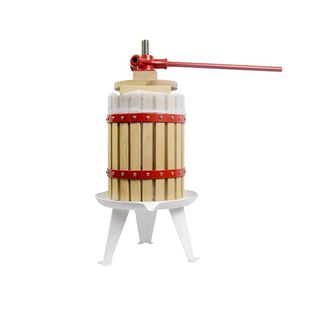 Trituradora de fermentación casera, prensa de 12L para vino y fruta, fabricación de sidra de alta resistencia