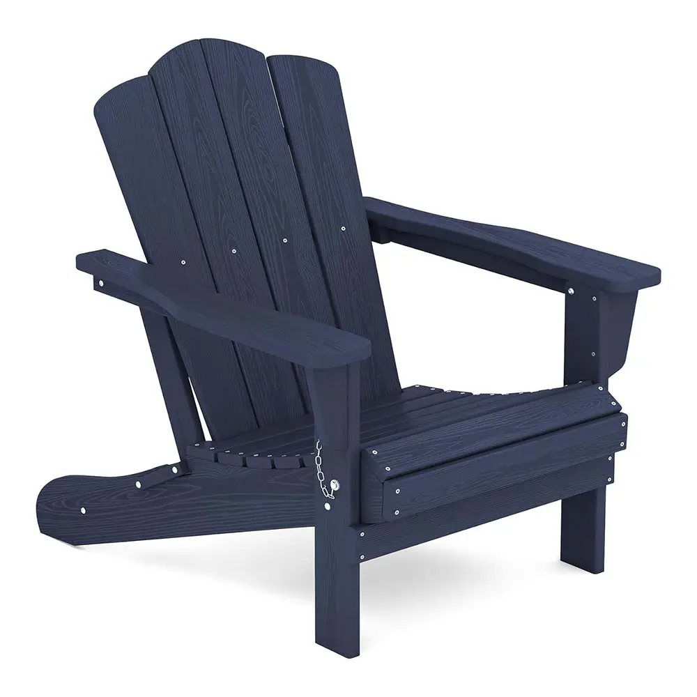 ลานสวนกลางแจ้งเก้าอี้ Adirondack Hdpe เก้าอี้ Adirondack ทุกสภาพอากาศพับเฟอร์นิเจอร์พลาสติก