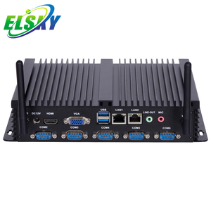 DDR4 6COM 2LAN 6USB Industrial Mini Pc with Intel Cerelon and Core I3/i5/i7 CPU Mini-PCIE,wifi 3G/4G/GPS Industrial <strong>Computer</strong>