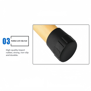 JELO S-3 in legno massello supporto per chitarra elettrica A doppio scopo A-tipo pieghevole strumenti musicali bassi portatili strumento A corde - Product Image 3
