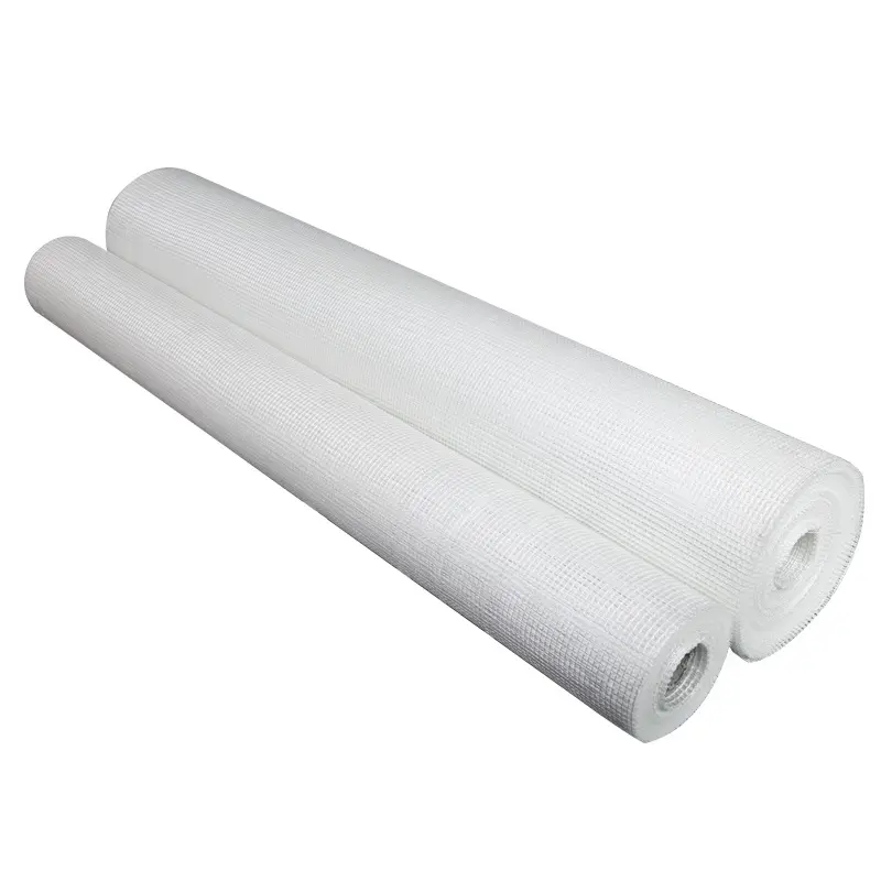 Rollo de tela de fibra de vidrio para cemento, rollo de tela resistente a los álcali, 135g/m2 5*5, precio competitivo