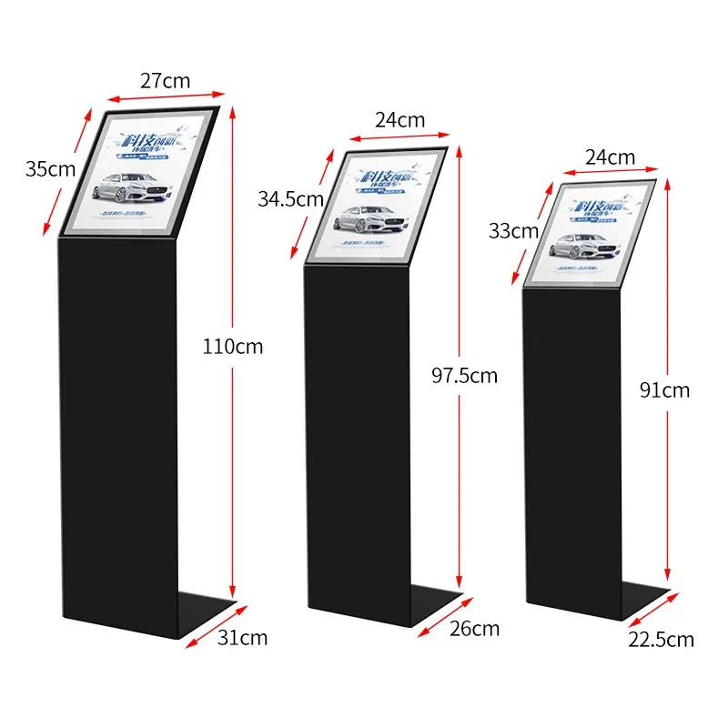 Auto 4S Winkel Parameter Auto Card Display Acryl Info Display Stand Document Houder