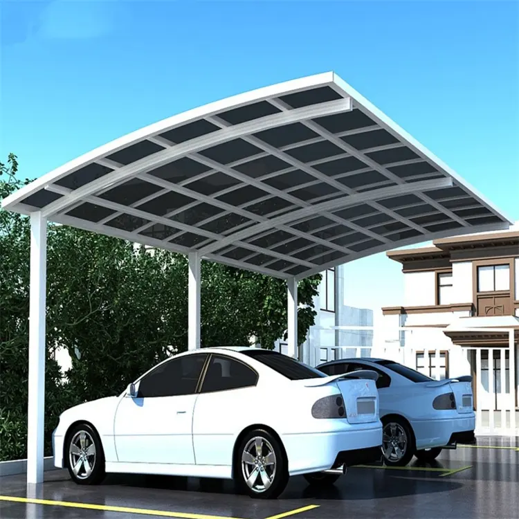 Y-TOP 2024 새로운 금속 carports 도매 carport 주차 알루미늄 carports 폴리 카보네이트