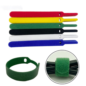Double Loop Back-to-Back-Kabelbinder mit Klett verschluss